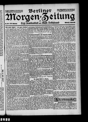 Berliner Morgen-Zeitung vom 10.05.1905