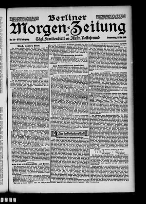 Berliner Morgen-Zeitung vom 11.05.1905