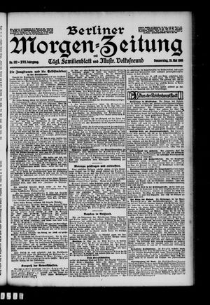 Berliner Morgen-Zeitung vom 25.05.1905