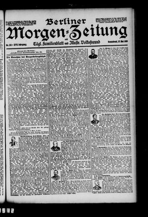 Berliner Morgen-Zeitung vom 27.05.1905