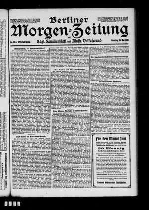 Berliner Morgen-Zeitung vom 28.05.1905