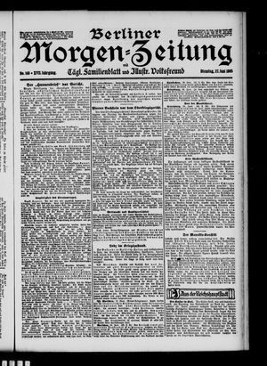 Berliner Morgen-Zeitung vom 27.06.1905