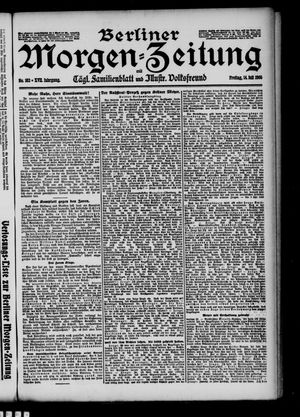 Berliner Morgen-Zeitung vom 14.07.1905