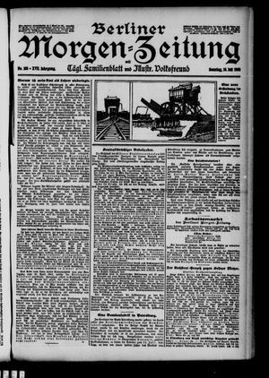 Berliner Morgen-Zeitung vom 16.07.1905