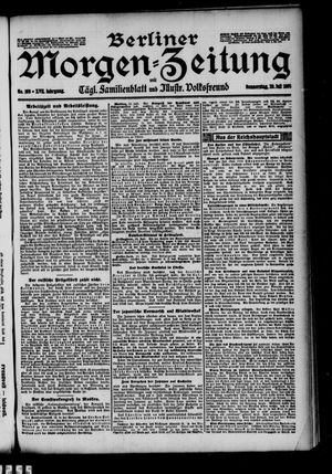 Berliner Morgen-Zeitung vom 20.07.1905