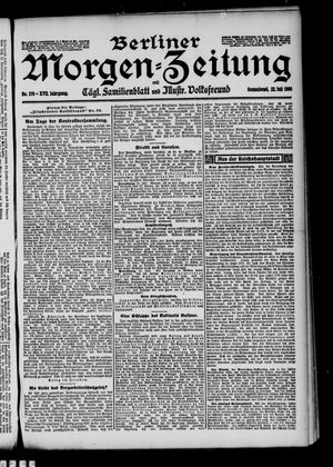 Berliner Morgen-Zeitung vom 22.07.1905