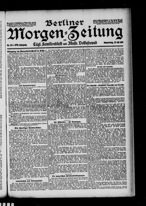 Berliner Morgen-Zeitung vom 27.07.1905