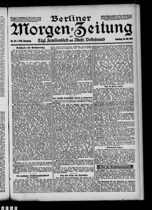 Berliner Morgen-Zeitung vom 30.07.1905
