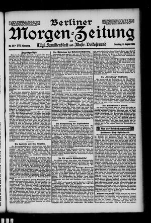 Berliner Morgen-Zeitung vom 06.08.1905