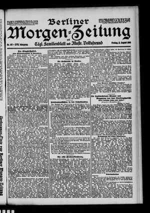 Berliner Morgen-Zeitung vom 11.08.1905