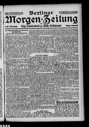 Berliner Morgen-Zeitung vom 13.08.1905