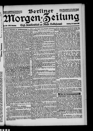 Berliner Morgen-Zeitung vom 20.08.1905