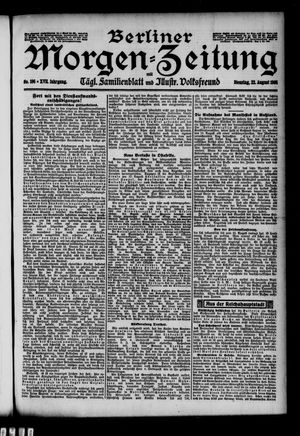 Berliner Morgen-Zeitung vom 22.08.1905