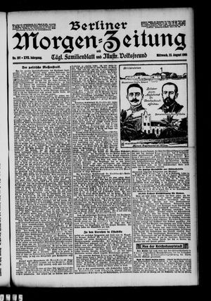 Berliner Morgen-Zeitung vom 23.08.1905