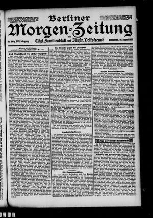 Berliner Morgen-Zeitung vom 26.08.1905