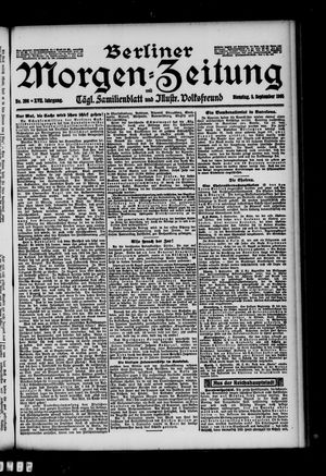 Berliner Morgen-Zeitung vom 05.09.1905