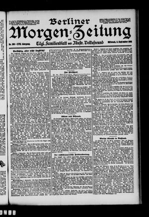 Berliner Morgen-Zeitung vom 06.09.1905