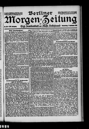 Berliner Morgen-Zeitung vom 07.09.1905