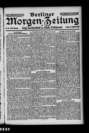 Berliner Morgen-Zeitung vom 15.09.1905