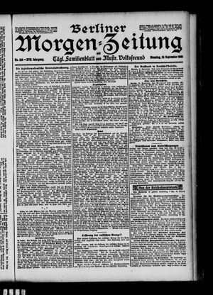 Berliner Morgen-Zeitung vom 19.09.1905