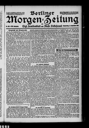 Berliner Morgen-Zeitung vom 21.09.1905