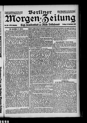 Berliner Morgen-Zeitung vom 22.09.1905