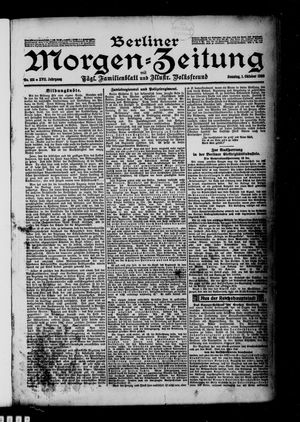 Berliner Morgen-Zeitung vom 01.10.1905