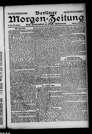 Berliner Morgen-Zeitung vom 03.10.1905