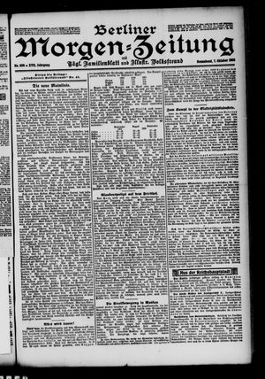 Berliner Morgen-Zeitung vom 07.10.1905