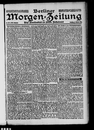 Berliner Morgen-Zeitung vom 08.10.1905