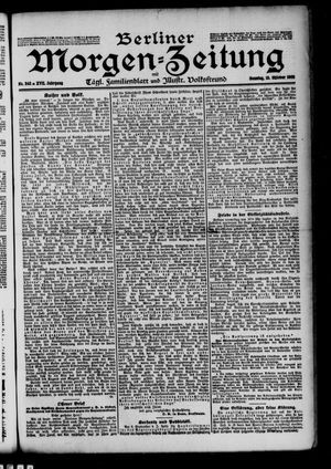 Berliner Morgen-Zeitung vom 15.10.1905