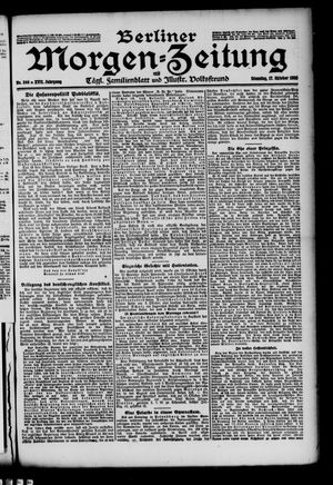 Berliner Morgen-Zeitung vom 17.10.1905