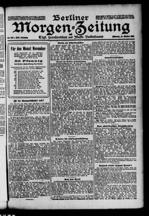 Berliner Morgen-Zeitung vom 18.10.1905