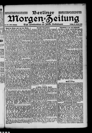 Berliner Morgen-Zeitung vom 20.10.1905