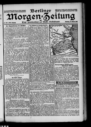 Berliner Morgen-Zeitung vom 24.10.1905