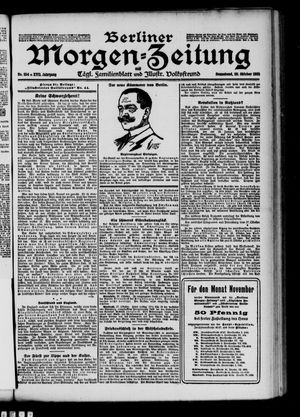 Berliner Morgen-Zeitung vom 28.10.1905