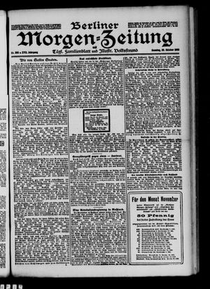 Berliner Morgen-Zeitung vom 29.10.1905