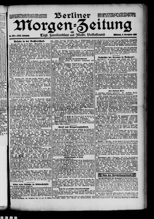 Berliner Morgen-Zeitung vom 08.11.1905
