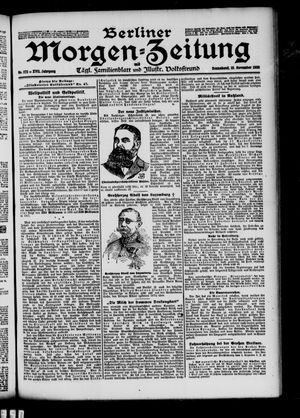 Berliner Morgen-Zeitung vom 18.11.1905