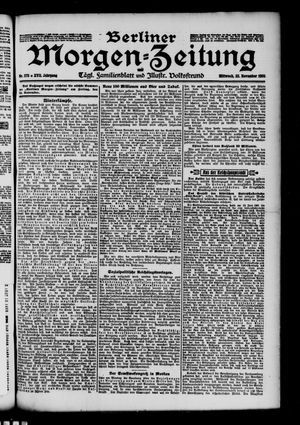 Berliner Morgen-Zeitung vom 22.11.1905