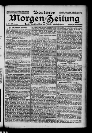 Berliner Morgen-Zeitung vom 27.11.1905