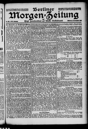 Berliner Morgen-Zeitung vom 29.11.1905
