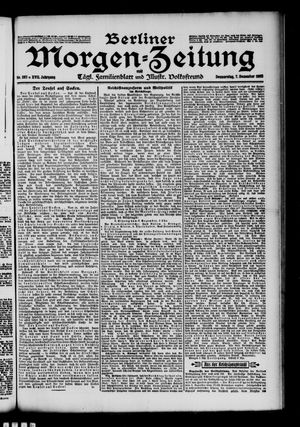 Berliner Morgen-Zeitung vom 07.12.1905