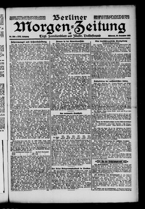 Berliner Morgen-Zeitung vom 20.12.1905