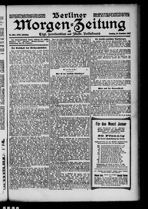 Berliner Morgen-Zeitung vom 24.12.1905