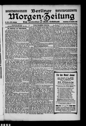 Berliner Morgen-Zeitung vom 30.12.1905