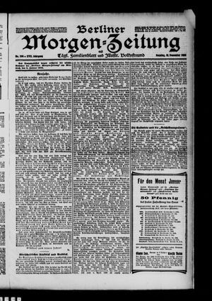 Berliner Morgen-Zeitung vom 31.12.1905