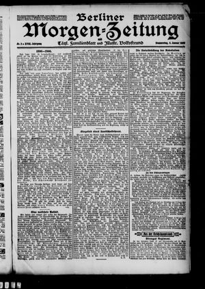 Berliner Morgen-Zeitung vom 04.01.1906