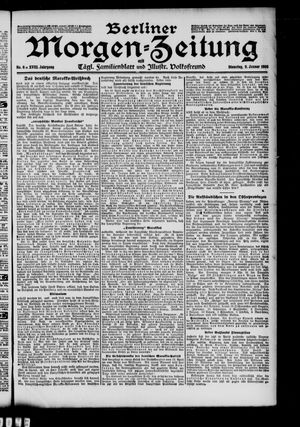 Berliner Morgen-Zeitung vom 09.01.1906
