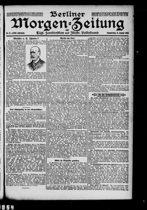 Berliner Morgen-Zeitung vom 11.01.1906